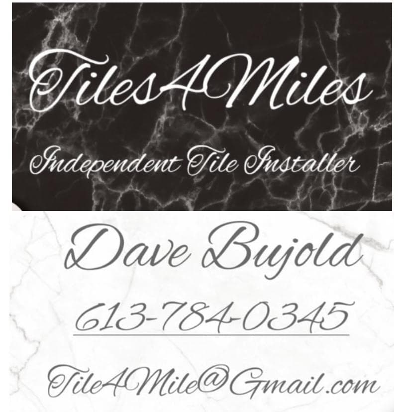 Independent Tile installer with 8 years experience in both Commercial & Residential Installations